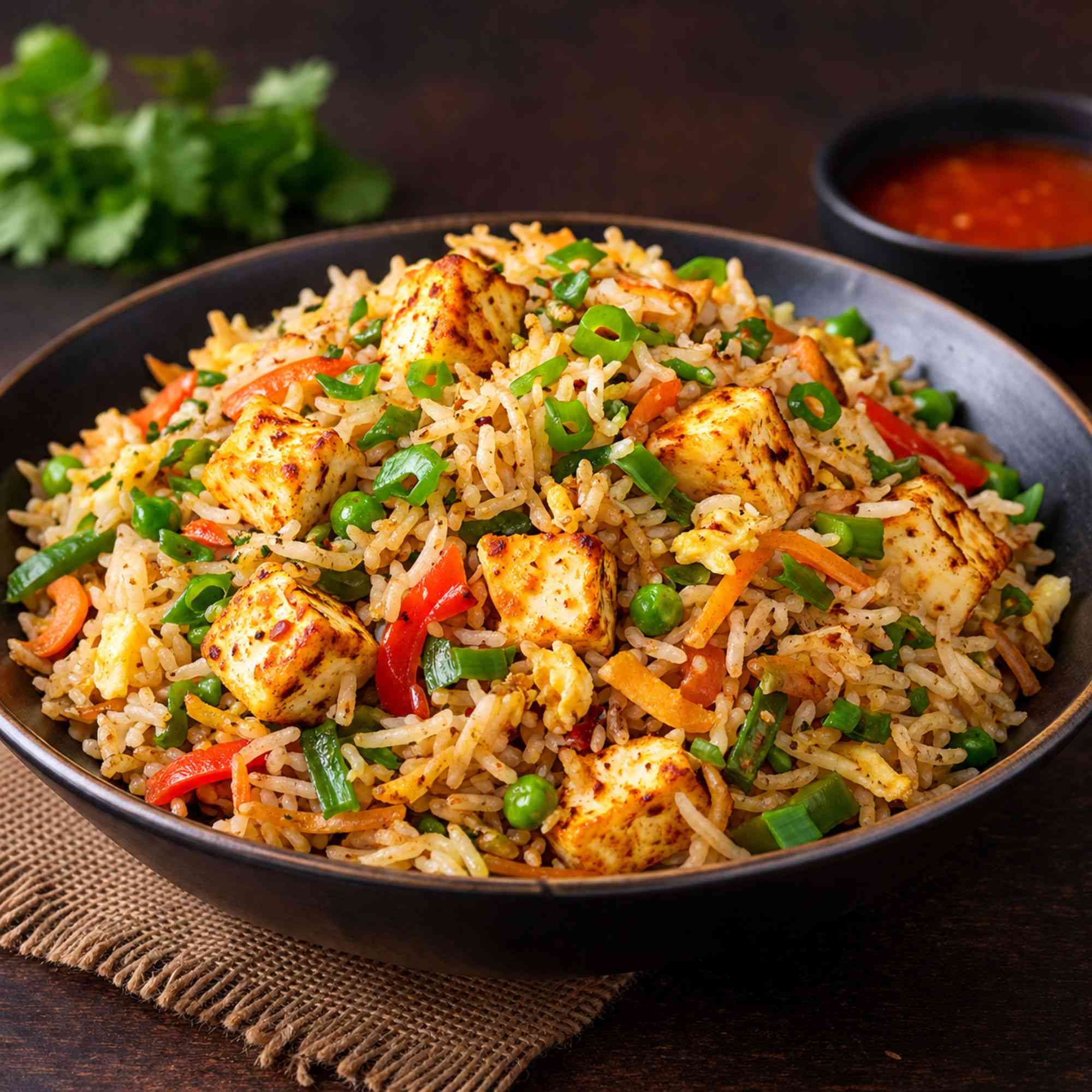 Paneer fried rice